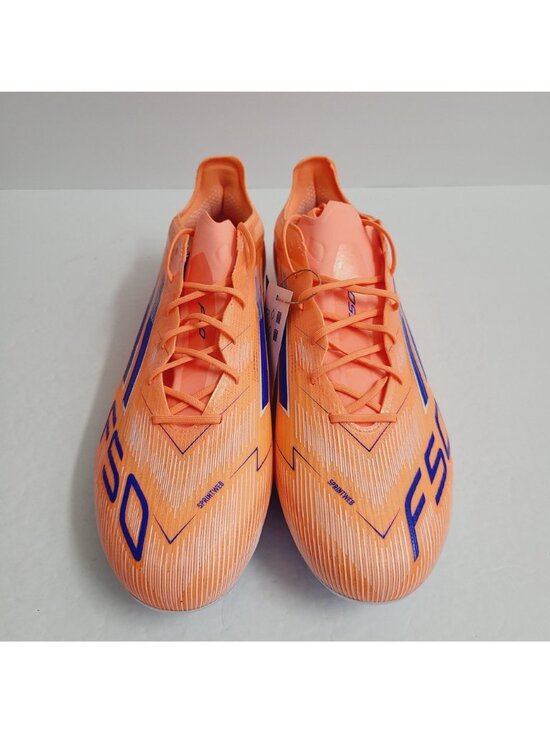 NEW Adidas F50 Elite AG Soccer Cleats BAG INSOLES JH7637 Size 9.5 Orange main image 4